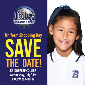 Save the Date: Uniform Sale July 31st  1pm - 6pm 